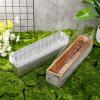 imageDomensi 25 Pcs Plastic Liners for Planters Planter Box Liner Clear Rectangular Plastic Window Flower Box 162quot l x 3quot W x 35quot H for Indoor Outdoor